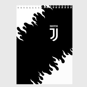 Скетчбук с принтом JUVENTUS / ЮВЕНТУС в Рязани, 100% бумага
 | 48 листов, плотность листов — 100 г/м2, плотность картонной обложки — 250 г/м2. Листы скреплены сверху удобной пружинной спиралью | Тематика изображения на принте: cr7 | fc juventus | football | juve | juventus | ronaldo | sport | роналдо | спорт | футбол | ювентус