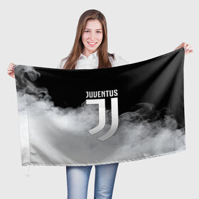 Флаг 3D с принтом JUVENTUS / ЮВЕНТУС в Рязани, 100% полиэстер | плотность ткани — 95 г/м2, размер — 67 х 109 см. Принт наносится с одной стороны | cr7 | fc juventus | football | juve | juventus | ronaldo | sport | роналдо | спорт | футбол | ювентус