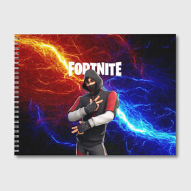 Альбом для рисования с принтом FORTNITE x IKONIK ФОРТНАЙТ ИКОНИК в Рязани, 100% бумага
 | матовая бумага, плотность 200 мг. | deadmau5 | fortnite | fortnite 2 | fortnite x маршмелло | ikonik | marshmello | ninja | ninja streamer | raven | travis scott | ворон | иконик | ниндзя | пили | рейвен | трэвис скотт | фортнайт