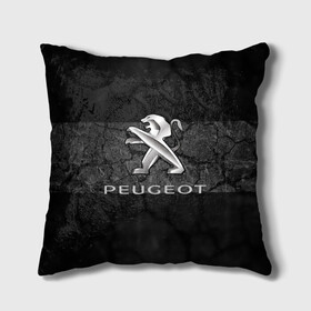 Подушка 3D с принтом PEUGEOT. в Рязани, наволочка – 100% полиэстер, наполнитель – холлофайбер (легкий наполнитель, не вызывает аллергию). | состоит из подушки и наволочки. Наволочка на молнии, легко снимается для стирки | Тематика изображения на принте: abstract | auto | brand | car | geometry | peugeot | sport | texture | абстракция | авто | автомобильные | бренд | геометрия | классика | машины | модные | пежо | спорт | стиль | текстура