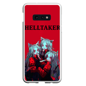 Чехол для Samsung S10E с принтом HELLTAKER в Рязани, Силикон | Область печати: задняя сторона чехла, без боковых панелей | anime | azazel | beelzebub | cerberus | helltaker | judgement | justice | lucifer | malina | modeus | pandemonica | zdrada | аниме | здрада | люцифер | малина | модеус | пандемоника | правосудие | справедливость | хеллтейкер