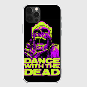 Чехол для iPhone 12 Pro Max с принтом DANCE WITH THE DEAD в Рязани, Силикон |  | dance with | dance with the dead | rock | the dead | музыка | рок