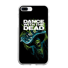 Чехол для iPhone 7Plus/8 Plus матовый с принтом DANCE WITH THE DEAD в Рязани, Силикон | Область печати: задняя сторона чехла, без боковых панелей | Тематика изображения на принте: dance with | dance with the dead | rock | the dead | музыка | рок