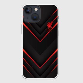 Чехол для iPhone 13 mini с принтом Liverpool F.C. в Рязани,  |  | anfield | champions league | doelpunt | espn | league | lfc | liverpool fc | madrid | melwood | mo salah | premier | voetbal | ziggo | британский | клуб | ливерпуль | футбольный