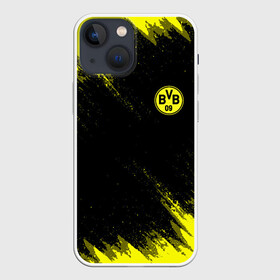 Чехол для iPhone 13 mini с принтом BORUSSIA. в Рязани,  |  | borussia | fc | football | football club | sport | боруссия | боруссия дортмунд | дортмунда | немецкий футбольный клуб | спорт | уефа | униформа | фирменные цвета | фк | футбол | футбольный клуб