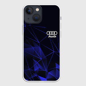 Чехол для iPhone 13 mini с принтом AUDI в Рязани,  |  | audi | авто | автомобиль | ауди | логотип | марка | машина | надпись | текстура