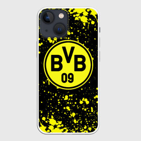 Чехол для iPhone 13 mini с принтом BORUSSIA. в Рязани,  |  | borussia | fc | football | football club | sport | боруссия | боруссия дортмунд | дортмунда | немецкий футбольный клуб | спорт | уефа | униформа | фирменные цвета | фк | футбол | футбольный клуб