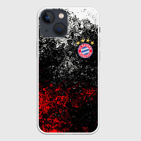 Чехол для iPhone 13 mini с принтом BAYERN MUNCHEN. в Рязани,  |  | fc | fc bayern munich | football | football club | sport | клуб германии | мюнхен | немецкий футбольный клуб | спорт | уефа | униформа | фирменные цвета | фк | футбол | футбольный клуб | футбольный клуб бавария