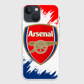 Чехол для iPhone 13 mini с принтом ARSENAL. в Рязани,  |  | Тематика изображения на принте: fc | football | football club | sport | арсенал | британский футбольный клуб | канониры | лондон | микель артета | пушкари | спорт | уефа | униформа | фирменные цвета | фк | футбол | футбольный клуб | эмирейтс