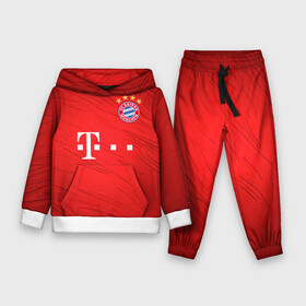 Детский костюм 3D (с толстовкой) с принтом BAYERN MUNCHEN. в Рязани,  |  | fc | fc bayern munich | football | football club | sport | клуб германии | мюнхен | немецкий футбольный клуб | спорт | уефа | униформа | фирменные цвета | фк | футбол | футбольный клуб | футбольный клуб бавария