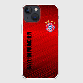 Чехол для iPhone 13 mini с принтом BAYERN MUNCHEN. в Рязани,  |  | fc | fc bayern munich | football | football club | sport | клуб германии | мюнхен | немецкий футбольный клуб | спорт | уефа | униформа | фирменные цвета | фк | футбол | футбольный клуб | футбольный клуб бавария