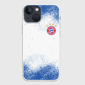 Чехол для iPhone 13 mini с принтом BAYERN MUNCHEN. в Рязани,  |  | fc | fc bayern munich | football | football club | sport | клуб германии | мюнхен | немецкий футбольный клуб | спорт | уефа | униформа | фирменные цвета | фк | футбол | футбольный клуб | футбольный клуб бавария