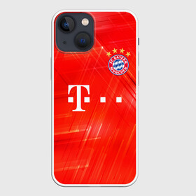 Чехол для iPhone 13 mini с принтом BAYERN MUNCHEN. в Рязани,  |  | fc | fc bayern munich | football | football club | sport | клуб германии | мюнхен | немецкий футбольный клуб | спорт | уефа | униформа | фирменные цвета | фк | футбол | футбольный клуб | футбольный клуб бавария