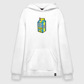 Худи SuperOversize хлопок с принтом LYRICAL LEMONADE в Рязани, 70% хлопок, 30% полиэстер, мягкий начес внутри | карман-кенгуру, эластичная резинка на манжетах и по нижней кромке, двухслойный капюшон
 | benet | bennett | cole | lemonade | lyrical | беннетт | коул | лемонад | лемонаде | лемонэйд | лимонад | лимонэйд | лирикал | лирикл