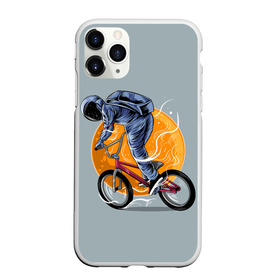 Чехол для iPhone 11 Pro матовый с принтом Космический велосипедист (Z) в Рязани, Силикон |  | Тематика изображения на принте: bicycle | bicyclist | bike | biker | bmx | cycle | galaxy | moon | rider | space | stars | байкер | бмх | вело | велогонщик | велосепедист | велосипед | велоспорт | гонщик | космос | луна