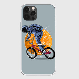 Чехол для iPhone 12 Pro Max с принтом Космический велосипедист (Z) в Рязани, Силикон |  | bicycle | bicyclist | bike | biker | bmx | cycle | galaxy | moon | rider | space | stars | байкер | бмх | вело | велогонщик | велосепедист | велосипед | велоспорт | гонщик | космос | луна