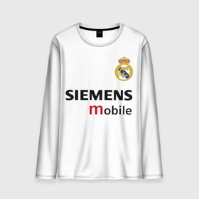 Мужской лонгслив 3D с принтом Зидан Реал Мадрид в Рязани, 100% полиэстер | длинные рукава, круглый вырез горловины, полуприлегающий силуэт | real madrid | zidan | zidane | зидан | зизу | зинедин зидан | легенда реала | логотип реал мадрид | номер 5 | реал мадрид | тренер реала
