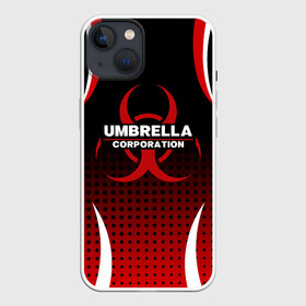 Чехол для iPhone 13 с принтом Umbrella в Рязани,  |  | biohazard | resident evil | s.t.a.r.s | stars | umbrella | umbrella corp | umbrella corporation | амбрелла | амбрелла лого | вирус | корпорация амбрелла | обитель зла | обитель зла ремейк | резидент | резидент ивл | старс