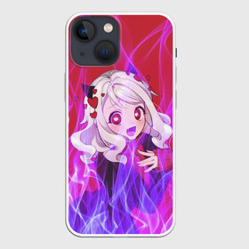 Чехол для iPhone 13 mini с принтом HELLTAKER. Модеус в огне в Рязани,  |  | anime | azazel | hell | helltaker | justice | lucifer | malina | modeus | pandemonica | zdrada | ад | аниме | демон | демонесса | здрада | люцифер | малина | модеус | пандемоника | правосудие | хеллтейкер | хэлтейкер | цербер