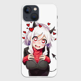 Чехол для iPhone 13 mini с принтом ХЕЛЛТЕЙКЕР в Рязани,  |  | anime | azazel | hell | helltaker | justice | lucifer | malina | modeus | pandemonica | zdrada | ад | аниме | демон | демонесса | здрада | люцифер | малина | модеус | пандемоника | правосудие | хеллтейкер | хэлтейкер | цербер