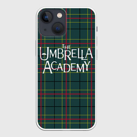 Чехол для iPhone 13 mini с принтом АКАДЕМИЯ АМБРЕЛЛА | UMBRELLA ACADEMY в Рязани,  |  | dark horse comics | netflix | the umbrella academy | umbrella | академия амбрелла | белая скрипка | бен харгривз | комикс | комильфо | космобой | кракен | реджинальд харгривз | сеанс | слух