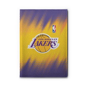 Обложка для автодокументов с принтом Los Angeles Lakers в Рязани, натуральная кожа |  размер 19,9*13 см; внутри 4 больших “конверта” для документов и один маленький отдел — туда идеально встанут права | basketball | game | lakers | los angeles | los angeles lakers | nba | sport | баскетбол | игра | лейкерс | лос анджелес | лос анджелес лейкерс | нба | спорт