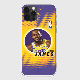 Чехол для iPhone 12 Pro с принтом LeBron James в Рязани, силикон | область печати: задняя сторона чехла, без боковых панелей | Тематика изображения на принте: basketball | game | james | lakers | lebron | lebron james | los angeles | los angeles lakers | nba | player | sport | баскетбол | баскетболист | джеймс | игра | игрок | леброн | леброн джеймс | лейкерс | лос анджелес | лос анджелес лейке