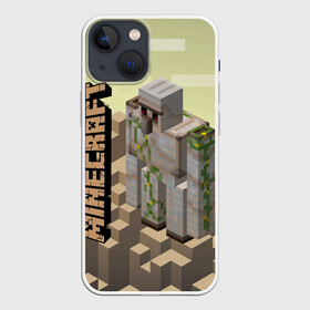 Чехол для iPhone 13 mini с принтом Minecraft в Рязани,  |  | minecraft | копатель | кубики | майкрафт | майнкрафт | мморг | мультиплеер | пиксели | пиксельная игра | развивающая игра | рпг | строительство | стройка