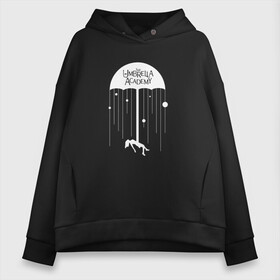 Женское худи Oversize хлопок с принтом The umbrella academy в Рязани, френч-терри — 70% хлопок, 30% полиэстер. Мягкий теплый начес внутри —100% хлопок | боковые карманы, эластичные манжеты и нижняя кромка, капюшон на магнитной кнопке | dark horse comics | netflix | the umbrella academy | umbrella | академия амбрелла | белая скрипка | бен харгривз | комикс | комильфо | космобой | кракен | реджинальд харгривз | сеанс | слух