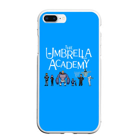 Чехол для iPhone 7Plus/8 Plus матовый с принтом The umbrella academy в Рязани, Силикон | Область печати: задняя сторона чехла, без боковых панелей | dark horse comics | netflix | the umbrella academy | umbrella | академия амбрелла | белая скрипка | бен харгривз | комикс | комильфо | космобой | кракен | реджинальд харгривз | сеанс | слух