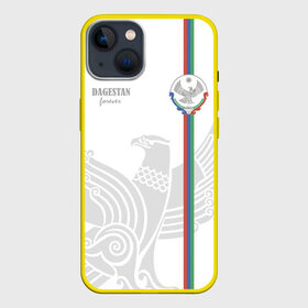 Чехол для iPhone 13 с принтом Дагестан в Рязани,  |  | coat of arms | dagestan | eagle | flag | forever | mountains | north caucasus | republic | герб | горы | дагестан | навсегда | орел | республика | северо кавказ | флаг