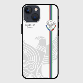 Чехол для iPhone 13 mini с принтом Дагестан в Рязани,  |  | coat of arms | dagestan | eagle | flag | forever | mountains | north caucasus | republic | герб | горы | дагестан | навсегда | орел | республика | северо кавказ | флаг