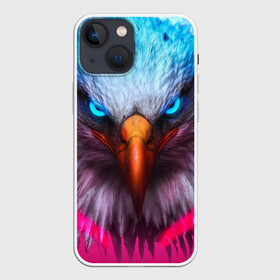 Чехол для iPhone 13 mini с принтом Взгляд орла (Eagle gaze) в Рязани,  |  | альтаир | америка | белгород | беркут | взгляд | герб | глаз | глаза | гнездо | город | дальнозоркость | зоркость | клюв | крыло | крылья | лира | монета | монтана | небо | нос | ореол | орлов | перо | полёт