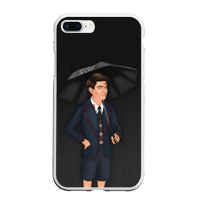 Чехол для iPhone 7Plus/8 Plus матовый с принтом The umbrella academy в Рязани, Силикон | Область печати: задняя сторона чехла, без боковых панелей | dark horse comics | netflix | the umbrella academy | umbrella | академия амбрелла | белая скрипка | бен харгривз | комикс | комильфо | космобой | кракен | реджинальд харгривз | сеанс | слух