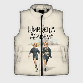 Мужской жилет утепленный 3D с принтом The umbrella academy в Рязани,  |  | dark horse comics | netflix | the umbrella academy | umbrella | академия амбрелла | белая скрипка | бен харгривз | комикс | комильфо | космобой | кракен | реджинальд харгривз | сеанс | слух