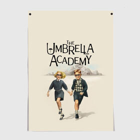 Постер с принтом The umbrella academy в Рязани, 100% бумага
 | бумага, плотность 150 мг. Матовая, но за счет высокого коэффициента гладкости имеет небольшой блеск и дает на свету блики, но в отличии от глянцевой бумаги не покрыта лаком | dark horse comics | netflix | the umbrella academy | umbrella | академия амбрелла | белая скрипка | бен харгривз | комикс | комильфо | космобой | кракен | реджинальд харгривз | сеанс | слух