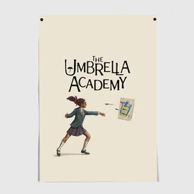 Постер с принтом The umbrella academy в Рязани, 100% бумага
 | бумага, плотность 150 мг. Матовая, но за счет высокого коэффициента гладкости имеет небольшой блеск и дает на свету блики, но в отличии от глянцевой бумаги не покрыта лаком | Тематика изображения на принте: dark horse comics | netflix | the umbrella academy | umbrella | академия амбрелла | белая скрипка | бен харгривз | комикс | комильфо | космобой | кракен | реджинальд харгривз | сеанс | слух