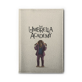 Обложка для автодокументов с принтом The umbrella academy в Рязани, натуральная кожа |  размер 19,9*13 см; внутри 4 больших “конверта” для документов и один маленький отдел — туда идеально встанут права | Тематика изображения на принте: dark horse comics | netflix | the umbrella academy | umbrella | академия амбрелла | белая скрипка | бен харгривз | комикс | комильфо | космобой | кракен | реджинальд харгривз | сеанс | слух