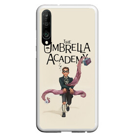 Чехол для Honor P30 с принтом The umbrella academy в Рязани, Силикон | Область печати: задняя сторона чехла, без боковых панелей | dark horse comics | netflix | the umbrella academy | umbrella | академия амбрелла | белая скрипка | бен харгривз | комикс | комильфо | космобой | кракен | реджинальд харгривз | сеанс | слух