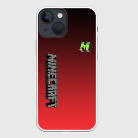 Чехол для iPhone 13 mini с принтом MINECRAFT GRADIENT(S) в Рязани,  |  | craft | creeper | dungeon | dungeons | earth | game | logo | mine | minecraft | minecraft dungeons | mobile | online | дунгеонс | земля | зомби | игра | крипер | лого | майкрафт | майнкрафт | онлайн | подземелье