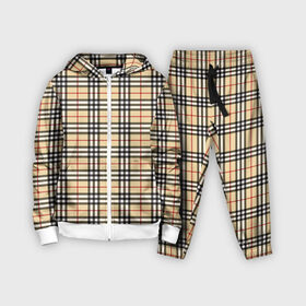 Детский костюм 3D с принтом The Gentlemen Beige в Рязани,  |  | boys | cell | gentlmen | pattern | боевик | гайричи | геометрия | джентельмены | джентльмен | квадраты | клетка | клетчатый | комедия | криминал | линии | мужские | пацанские | полоска | полосы | текстура | узор