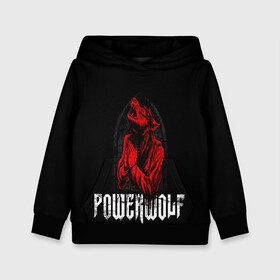 Детская толстовка 3D с принтом POWERWOLF в Рязани, 100% полиэстер | двухслойный капюшон со шнурком для регулировки, мягкие манжеты на рукавах и по низу толстовки, спереди карман-кенгуру с мягким внутренним слоем | hardcore | metal | music | powerwolf | punk | rock | волки | метал | музыка | панк | рок