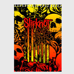 Скетчбук с принтом Slipknot в Рязани, 100% бумага
 | 48 листов, плотность листов — 100 г/м2, плотность картонной обложки — 250 г/м2. Листы скреплены сверху удобной пружинной спиралью | band | corey taylor | jim root | metal | mick thomson | music | official | slipknot | альтернативный | глэм | готик | гранж | метал | музыка | пост | рок | слипкнот | хард