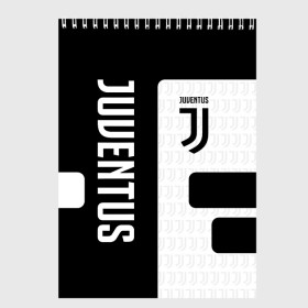 Скетчбук с принтом Juventus в Рязани, 100% бумага
 | 48 листов, плотность листов — 100 г/м2, плотность картонной обложки — 250 г/м2. Листы скреплены сверху удобной пружинной спиралью | Тематика изображения на принте: cristiano | fifa | football | juventus | ronaldo | soccer | uefa | буффон | зебры | италия | клуб | криштиану | кьеллини | матч | мяч | роналду | турин | уефа | фифа | футбол | футбольный | черно белые | ювентус