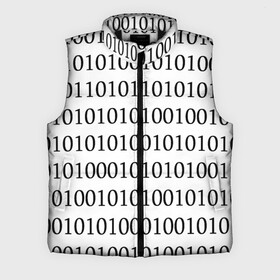 Мужской жилет утепленный 3D с принтом 101 в Рязани,  |  | 101 | binary code | machine language | programming | двоичный код | программирования