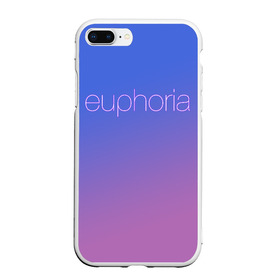 Чехол для iPhone 7Plus/8 Plus матовый с принтом Euphoria в Рязани, Силикон | Область печати: задняя сторона чехла, без боковых панелей | Тематика изображения на принте: euphoria | hunter schafer | jules vaughn | rue bennett | zendaya | джулиус | джулс вон | зендайа | зендая | ру беннет | хантер шафер | эйфория