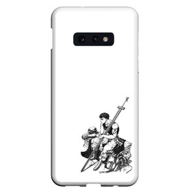 Чехол для Samsung S10E с принтом Berserk в Рязани, Силикон | Область печати: задняя сторона чехла, без боковых панелей | Тематика изображения на принте: berserk | берсерк | гатс | манга | меч | чёрный мечник