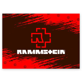 Поздравительная открытка с принтом RAMMSTEIN / РАМШТАЙН в Рязани, 100% бумага | плотность бумаги 280 г/м2, матовая, на обратной стороне линовка и место для марки
 | hfvinfqy | lindeman | lindemann | logo | metal | music | rammstein | ramstein | rock | til | till | группа | концерт | концерты | кфььыеушт | линдеман | линдеманн | лого | логотип | логотипы | метал | музыка | раммштайн | рамштайн | рок | символ