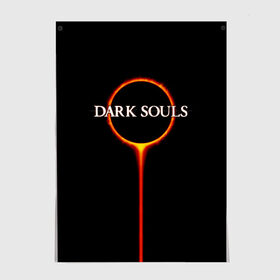 Постер с принтом Dark Souls в Рязани, 100% бумага
 | бумага, плотность 150 мг. Матовая, но за счет высокого коэффициента гладкости имеет небольшой блеск и дает на свету блики, но в отличии от глянцевой бумаги не покрыта лаком | black sun | bonfire | dark souls | dark souls 3 | dark souls logo | ds 3 | game | souls | sun | you died | дарк соулз | дарк соулс | дарк соулс лого | дс 3 | затмение | игра | солнечное затмение | солнце | темная душа | темные души | черное