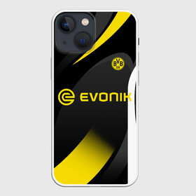 Чехол для iPhone 13 mini с принтом BORUSSIA DORTMUND в Рязани,  |  | 09 | borussia | borussia dortmund | bvb | bvb 09 | dortmund | fc | football club | sport | боруссия | дортмунд | спортивные | униформа | фирменые цвета | фк | футбольный клуб